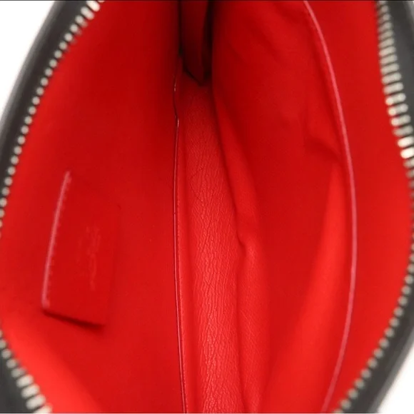 Christian Louboutin Convertible Skypouch Clutch Grained Calfskin Leather - EUC - Picture 6 of 16